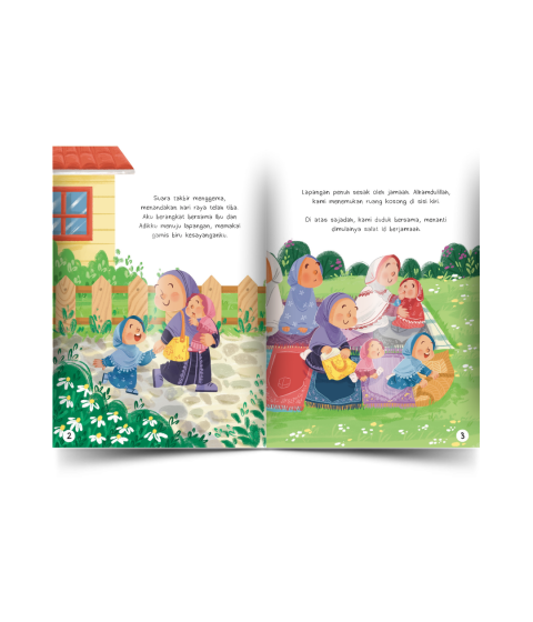 Seri Ibadah Itu Mudah (Salatnya Ibu sambil Gendong, Salatnya Ayah Pakai Sepatu, Salatnya Nenek Sambil Duduk)